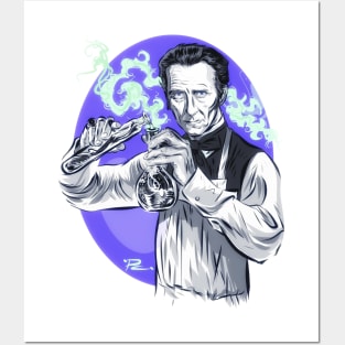 Peter Cushing - An illustration by Paul Cemmick Posters and Art